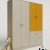 Детский шкаф-9      цвет желтый