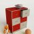 Детский комод 2/ 6      цвет красный