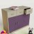 Детский комод 3/ 2      цвет фиолетовый