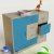 Детский комод 3/ 1      цвет мармара голубой