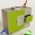 Детский комод 3/ 1      цвет зеленый лайм
