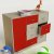 Детский комод 3/ 1      цвет красный