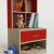 Детский стеллаж 5      цвет красный