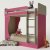 Дет. Двухъярусная Кровать 2      цвет розовый