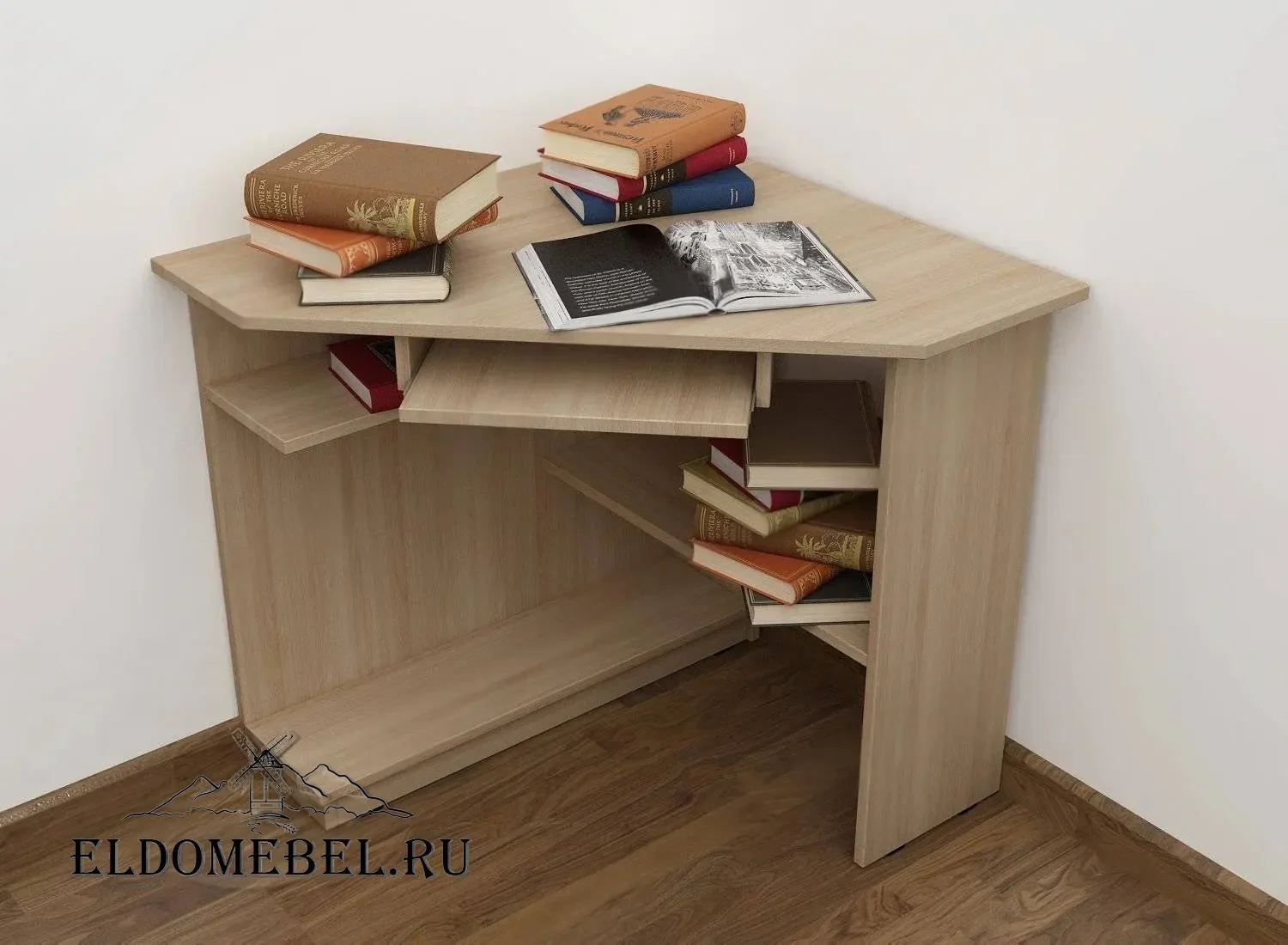 Компьютерный стол 12      цвет Стандарт шимо светлый