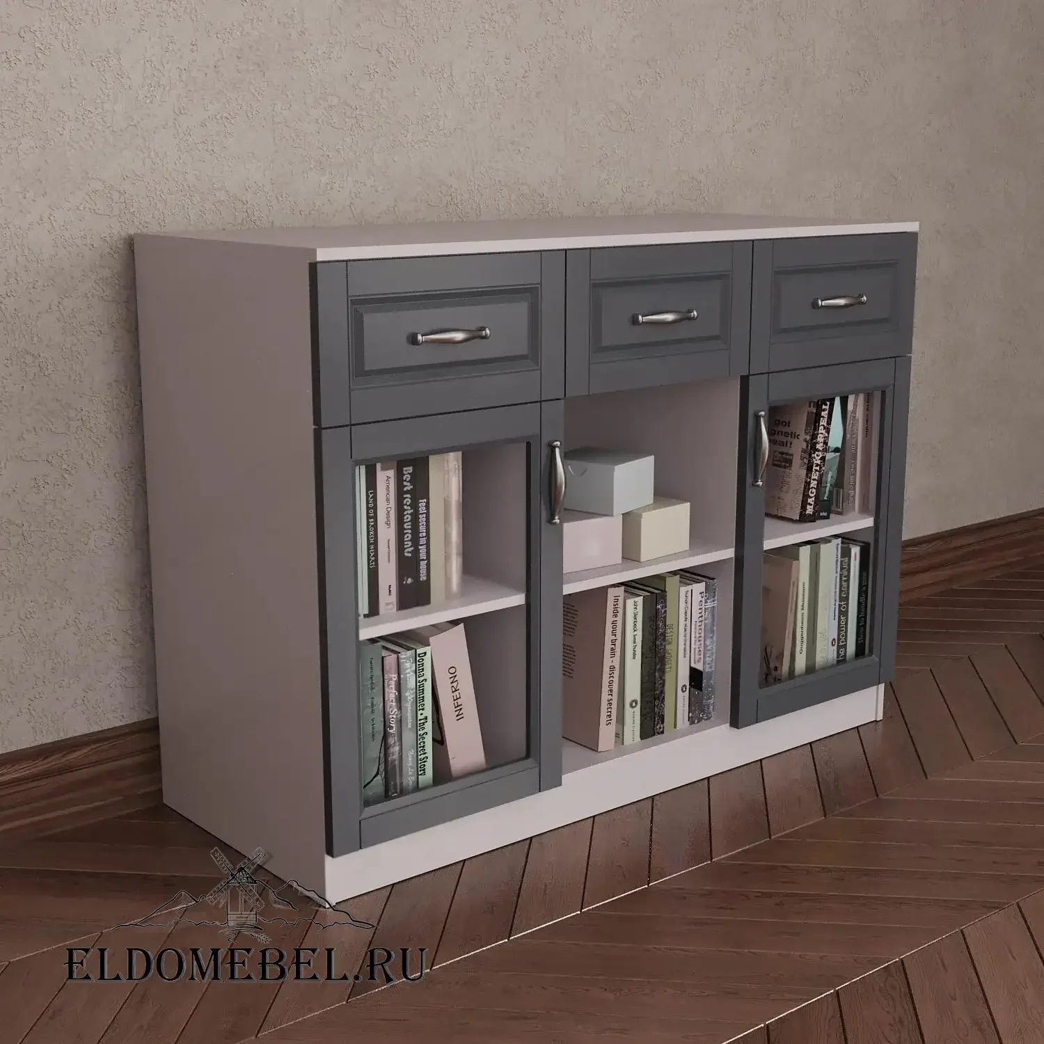 КОМОД 30      цвет Адамант графит