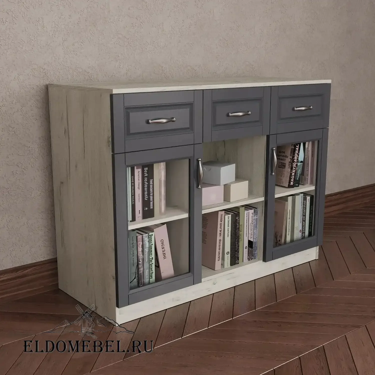 КОМОД 30      цвет Адамант графит