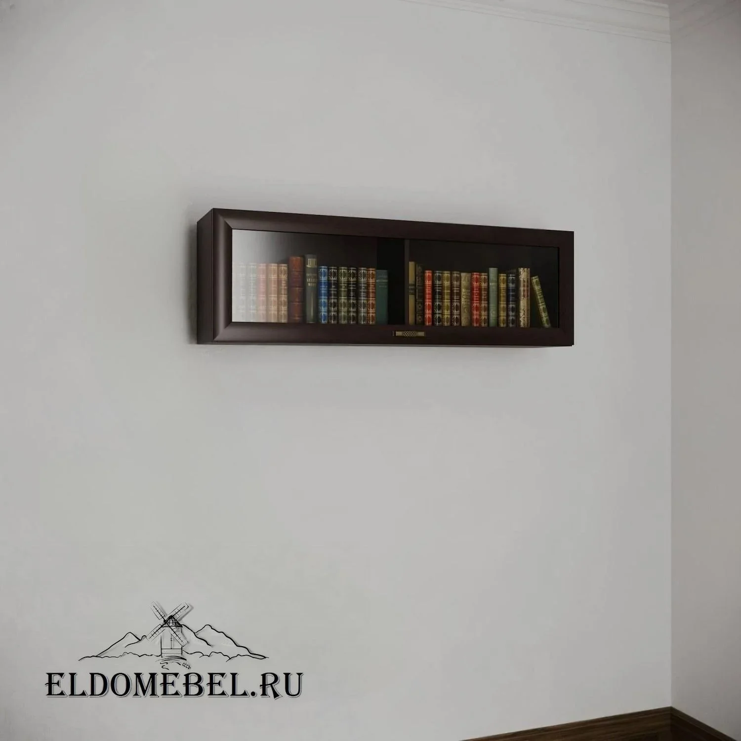 Книжные полки №1      цвет Стандарт венге