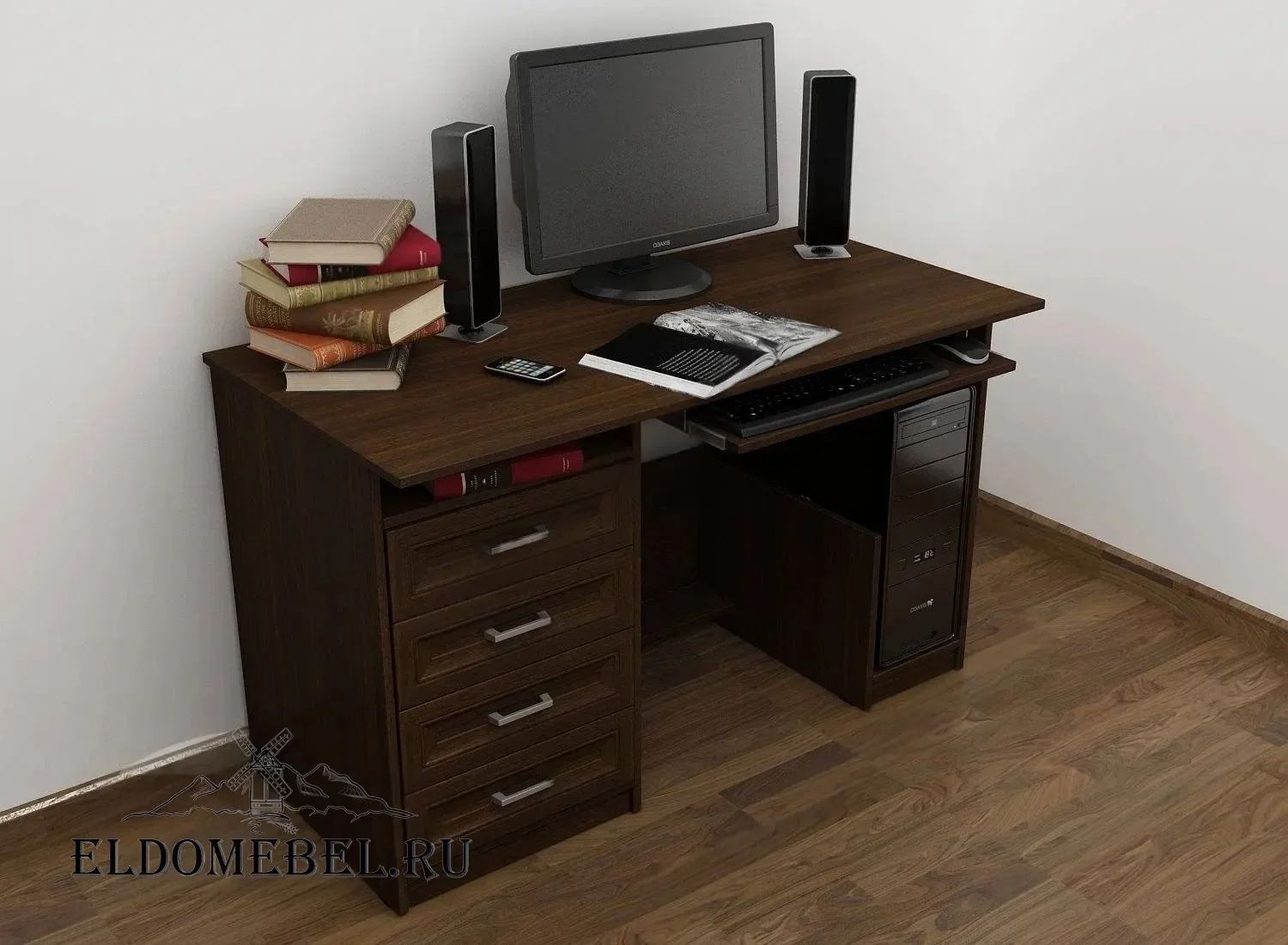 Компьютерный стол 3      цвет Стандарт венге