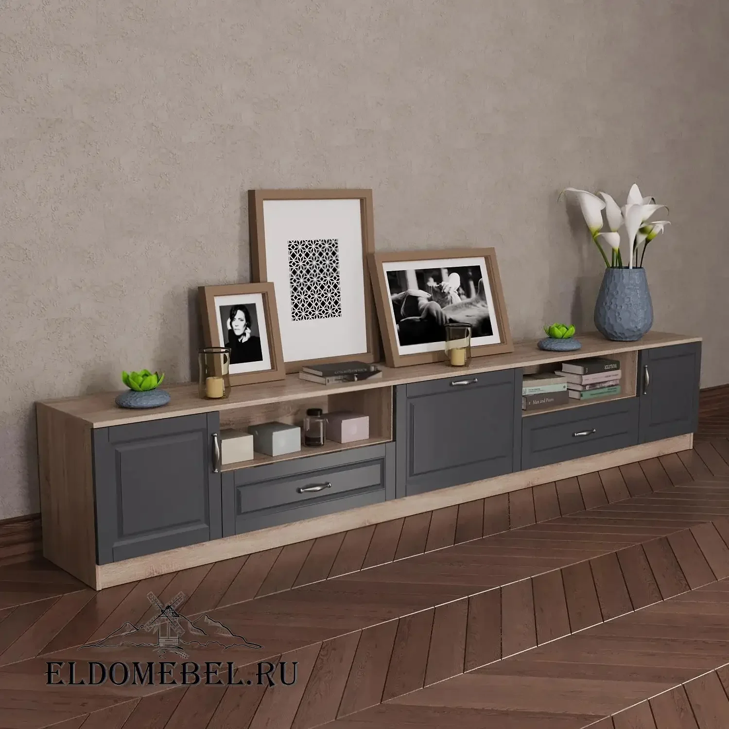 КОМОД 40      цвет Адамант графит