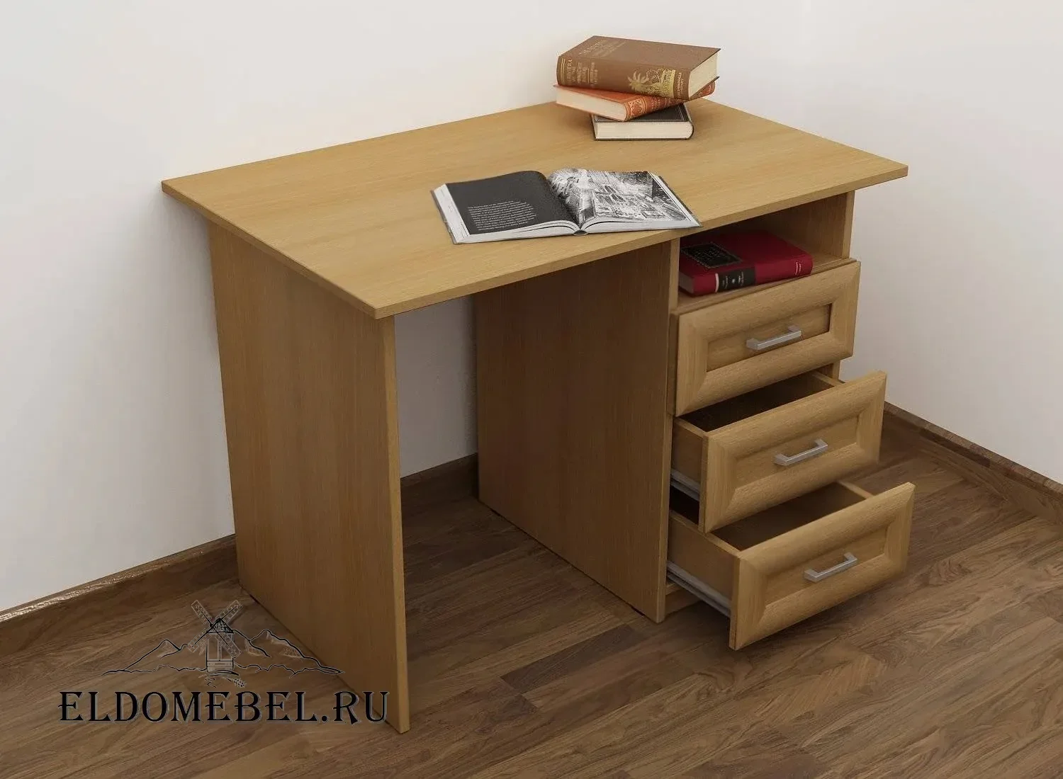 Письменный стол 3      цвет Стандарт бук