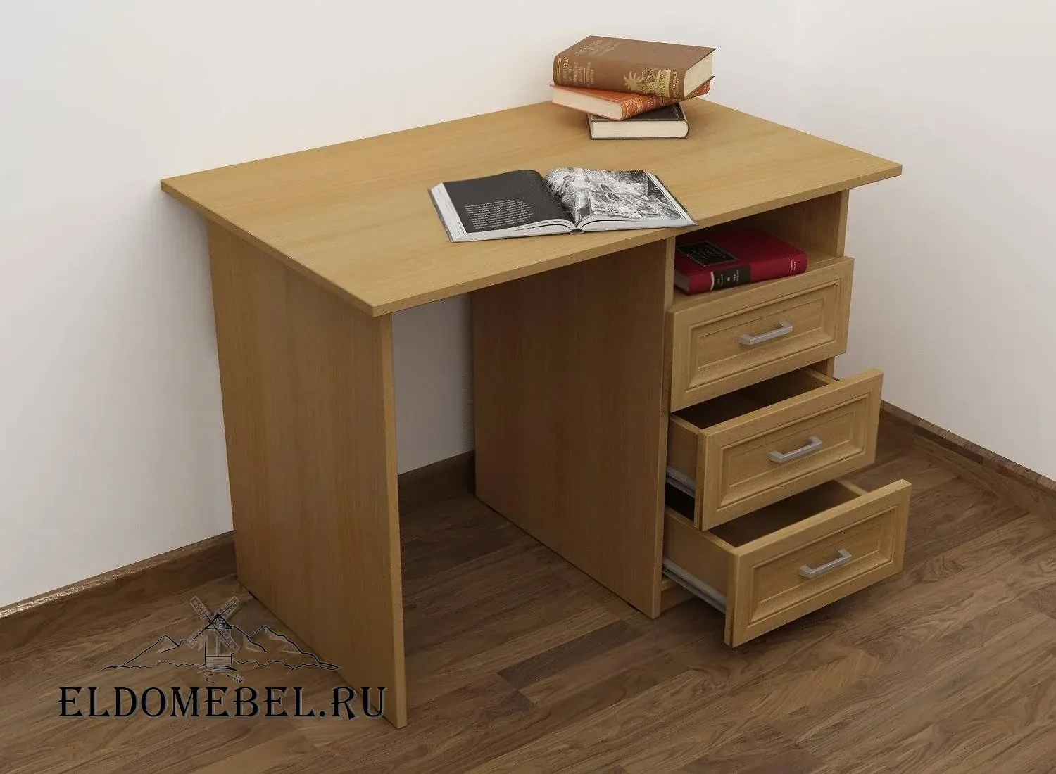 Письменный стол 3      цвет Стандарт бук