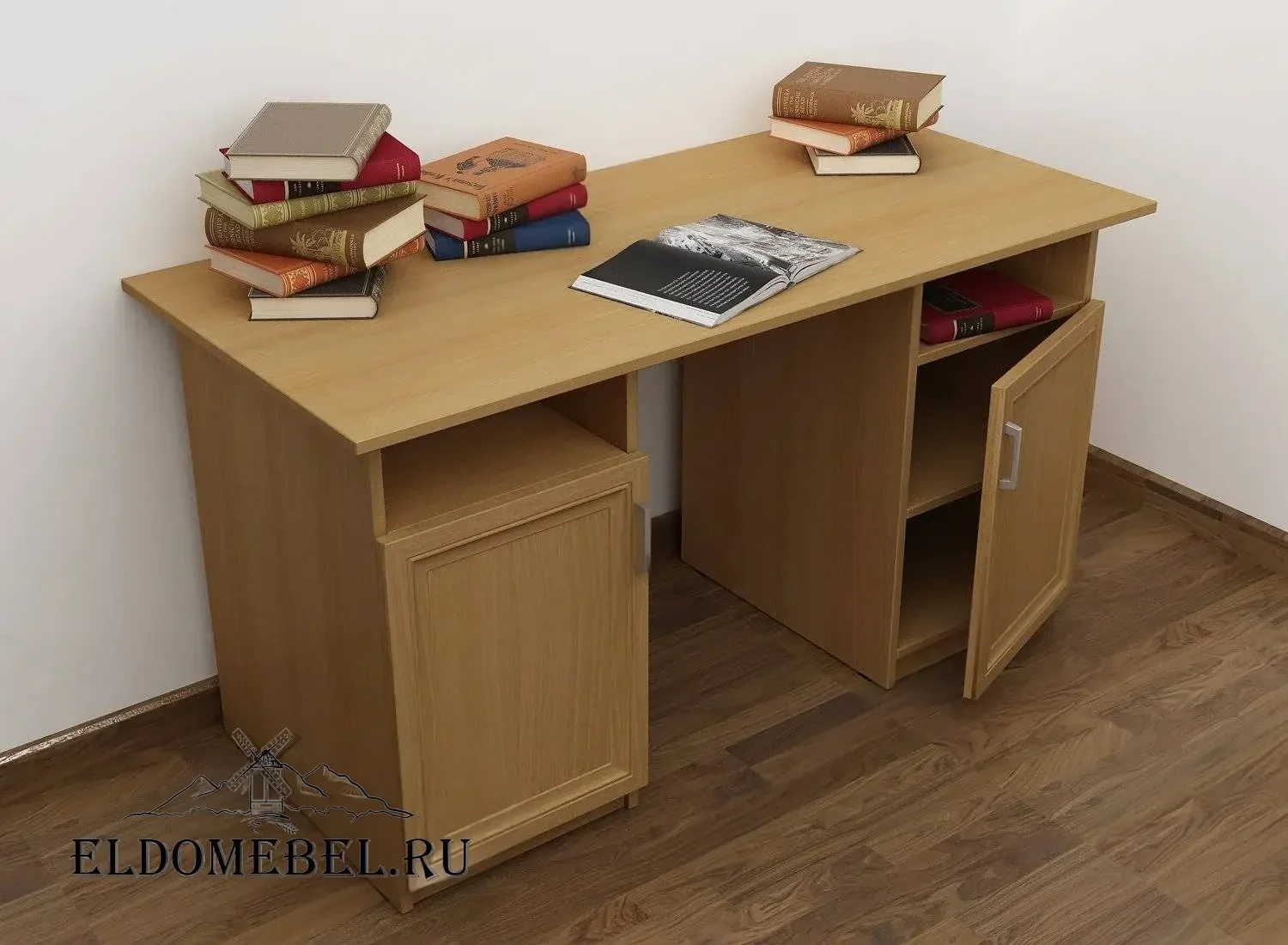 Письменный стол 2      цвет Стандарт бук