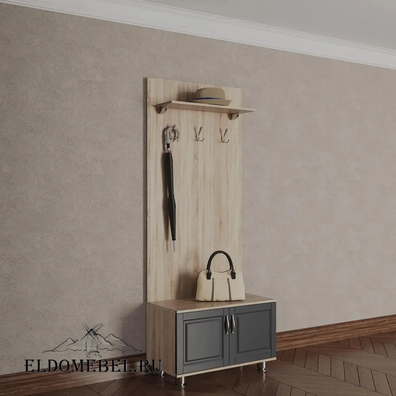 Прихожая 4      цвет Адамант графит