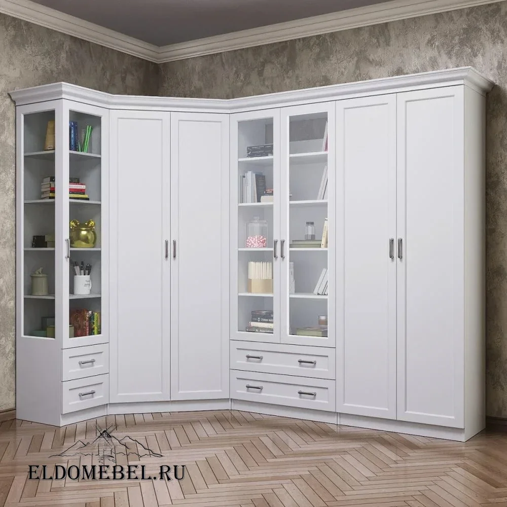 Угловой шкаф 18      цвет Стандарт белый