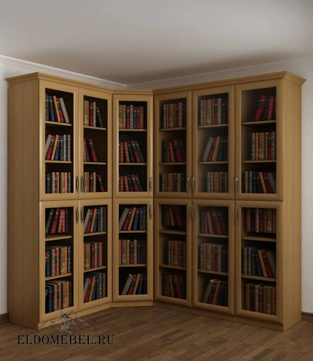 Книжный угловой №9      цвет Стандарт бук
