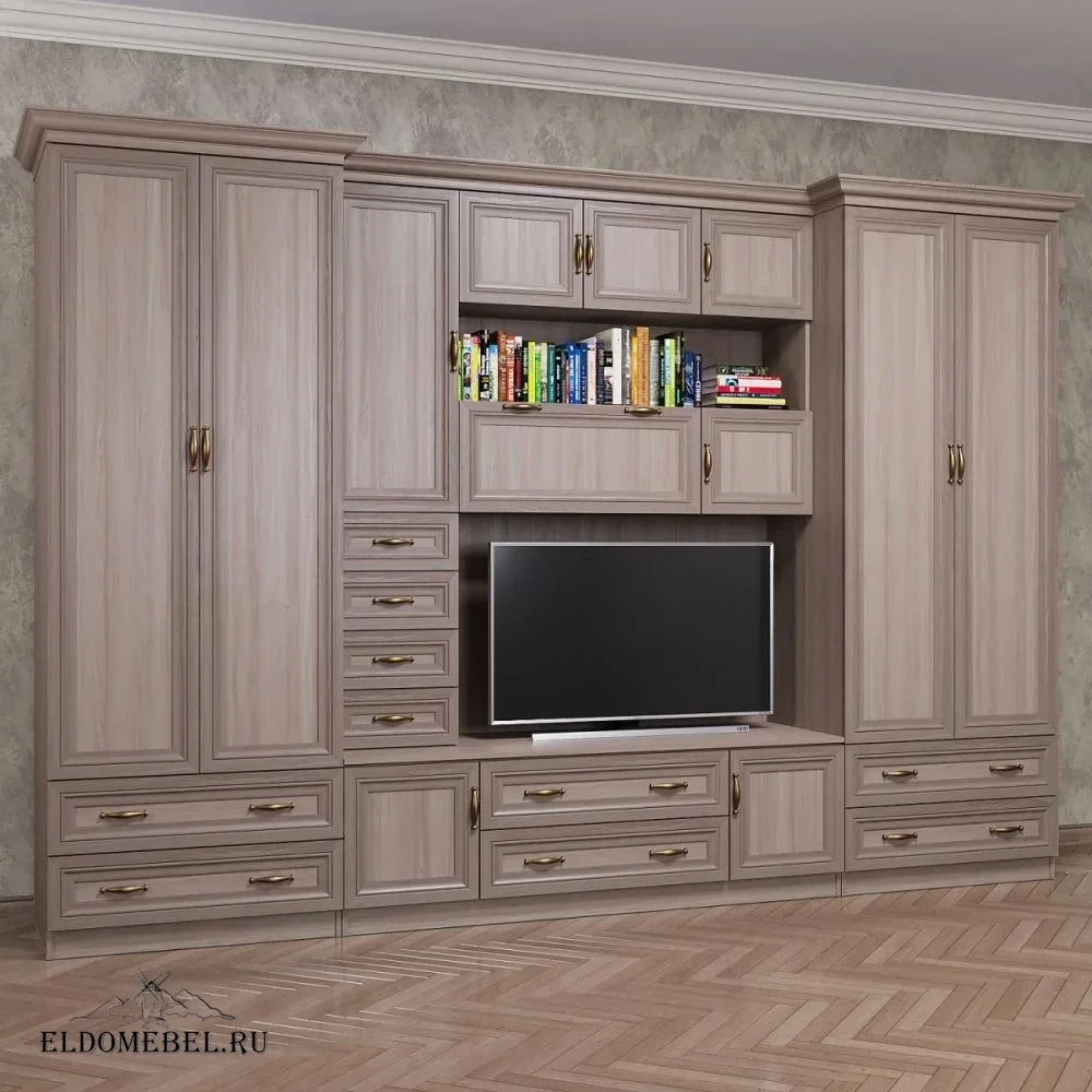 Стенка Мурсия-1/1      цвет Стандарт шимо светлый