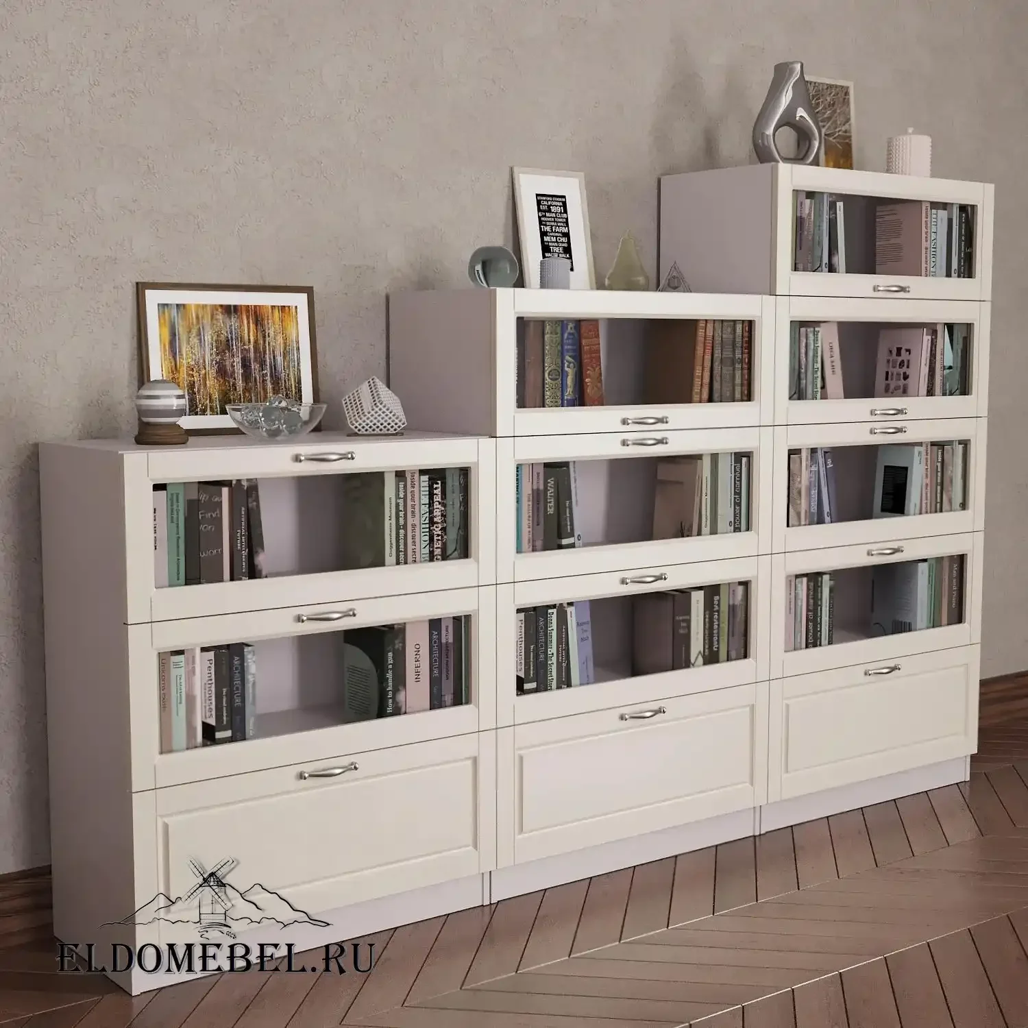 Библиотека №23      цвет Адамант гляссе