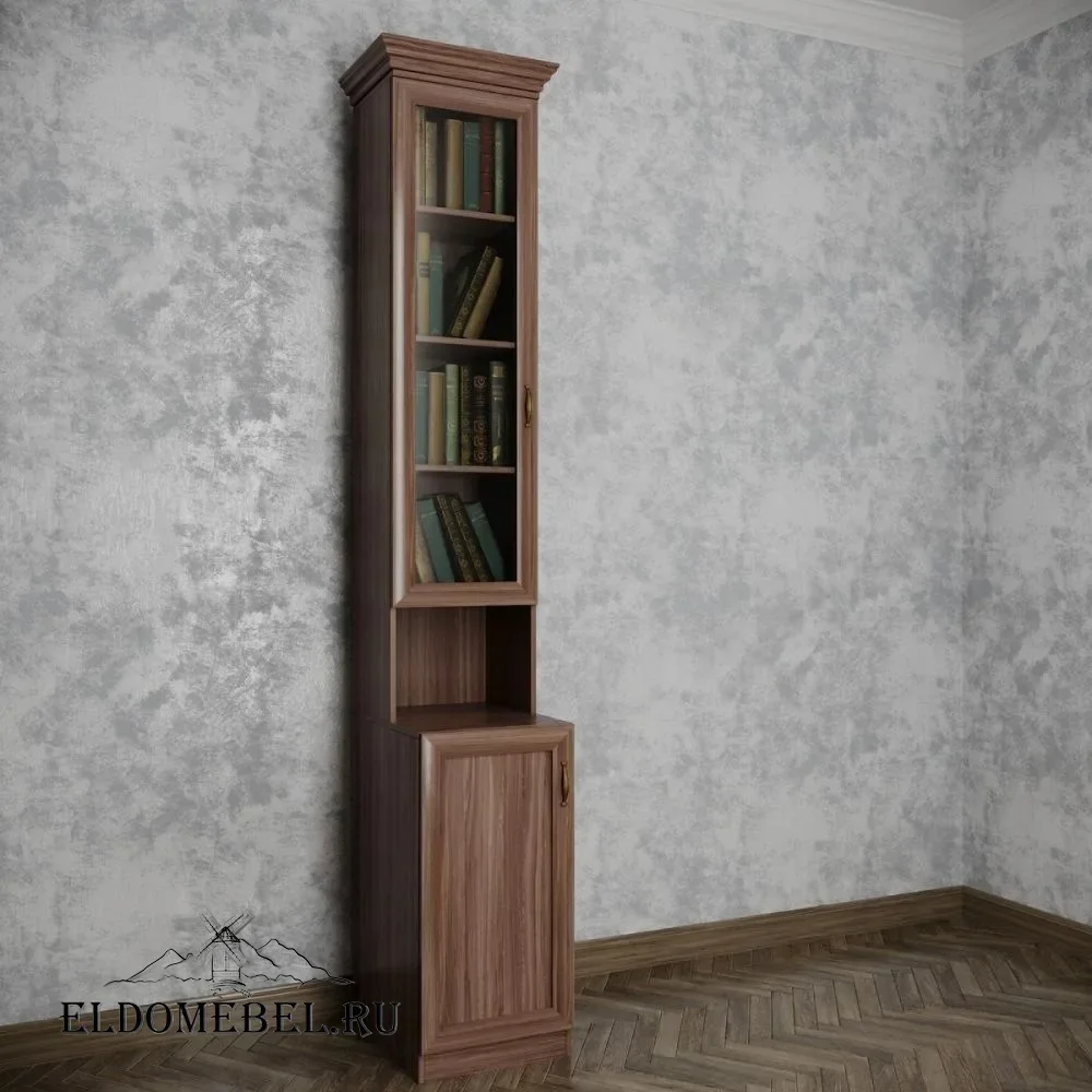 Книжный шкаф №21201      цвет Стандарт шимо темный