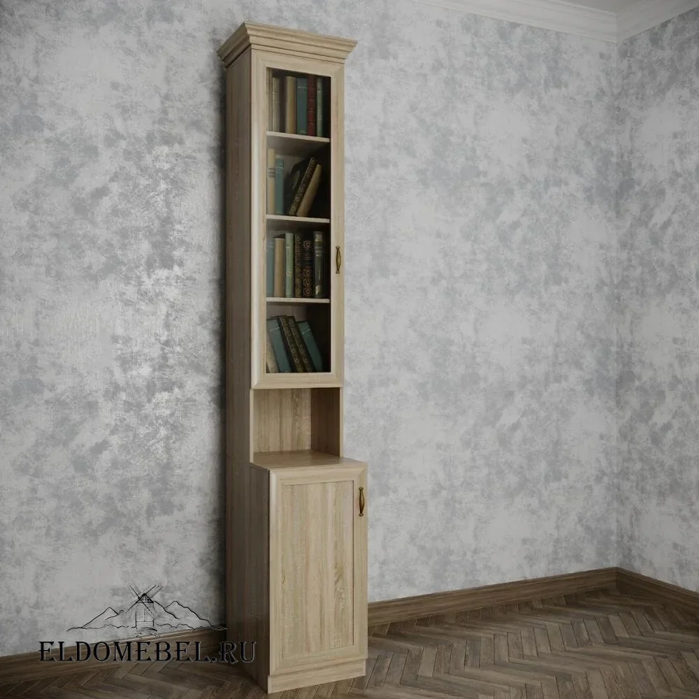 Книжный шкаф №21201      цвет Стандарт дуб сонома