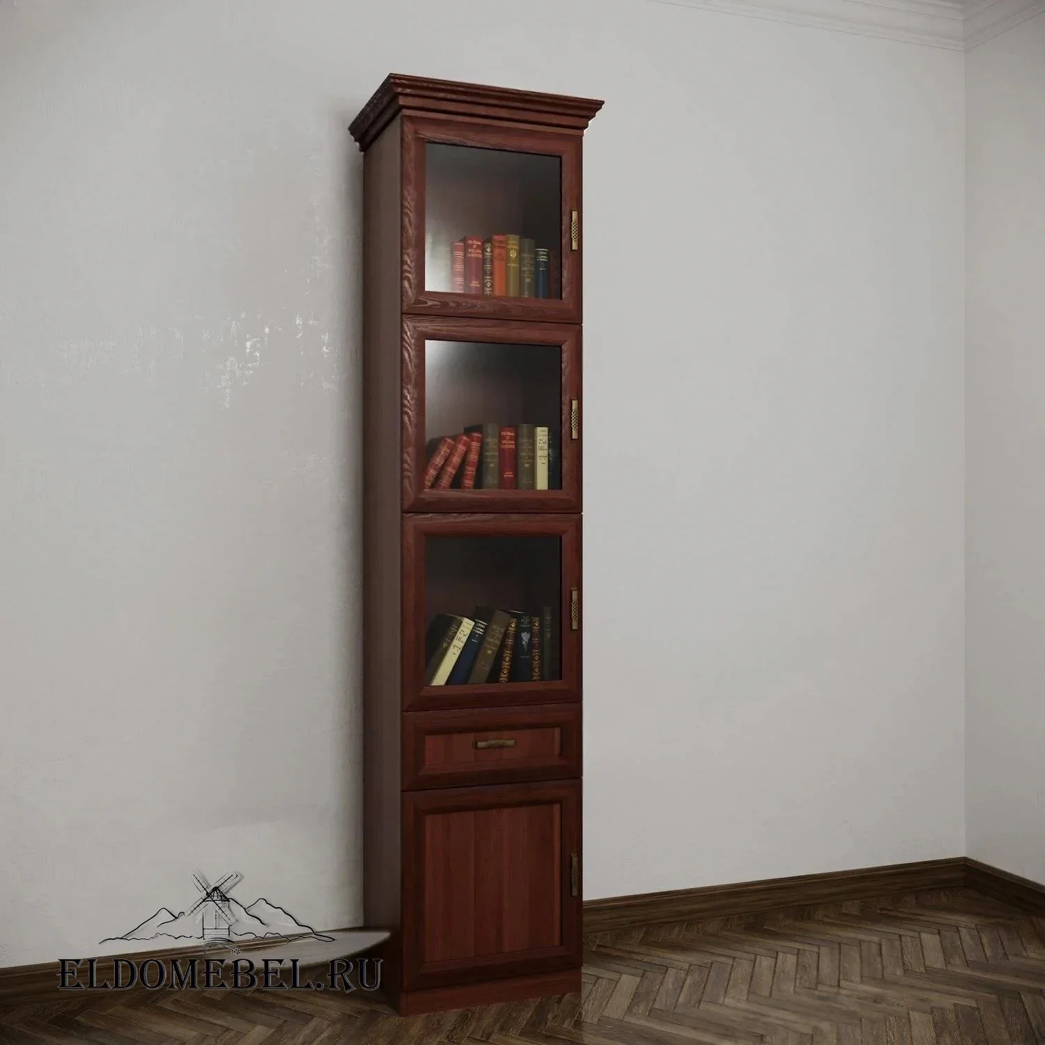 Библиотека №21202      цвет Стандарт итальянский орех