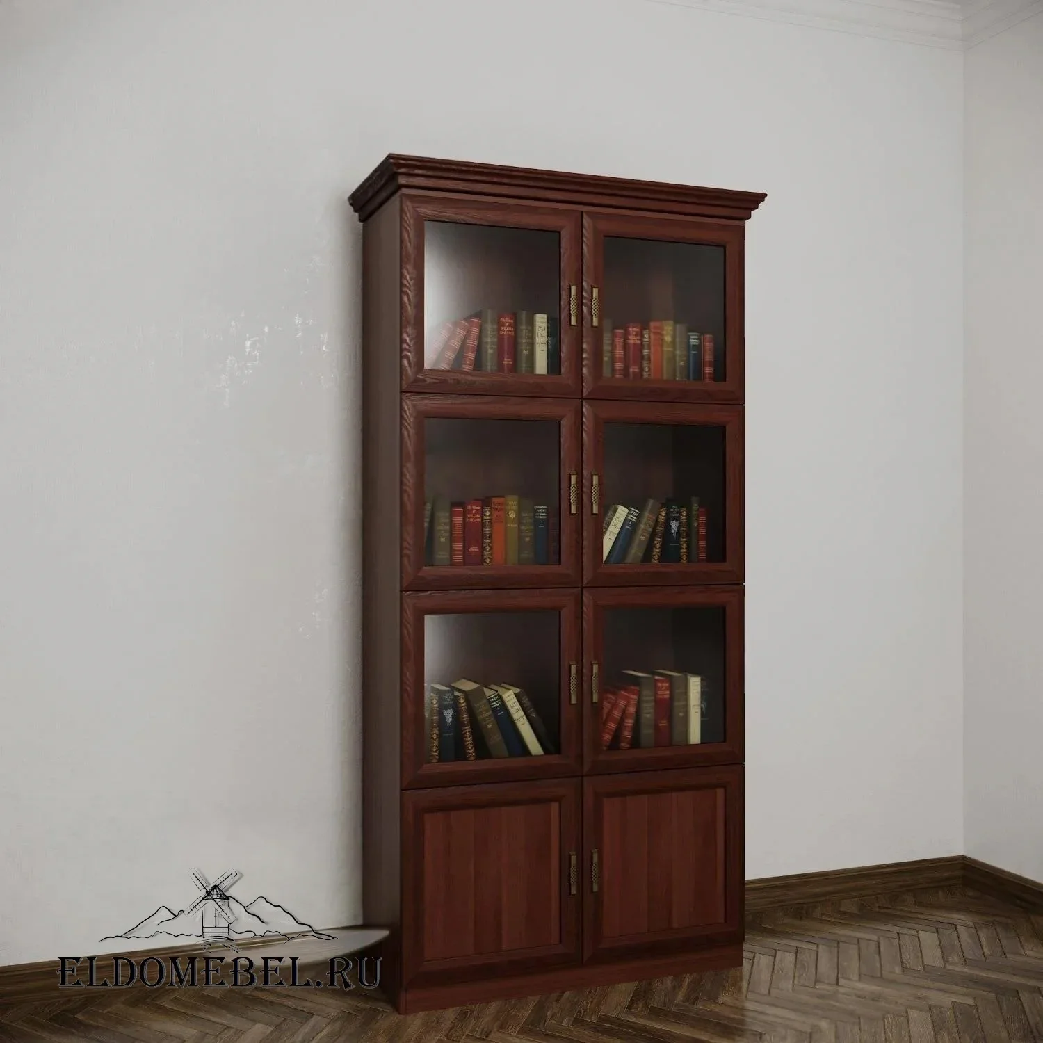 Библиотека №21204      цвет Стандарт итальянский орех