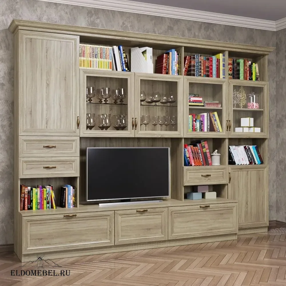 Стенка Венеция 6      цвет Стандарт дуб сонома