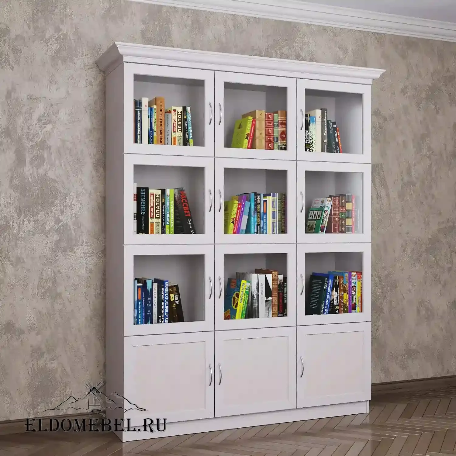 Библиотека №21207      цвет Стандарт белый