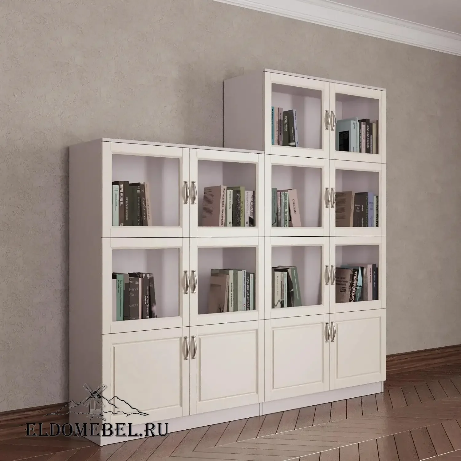 Библиотека №21210      цвет Адамант гляссе