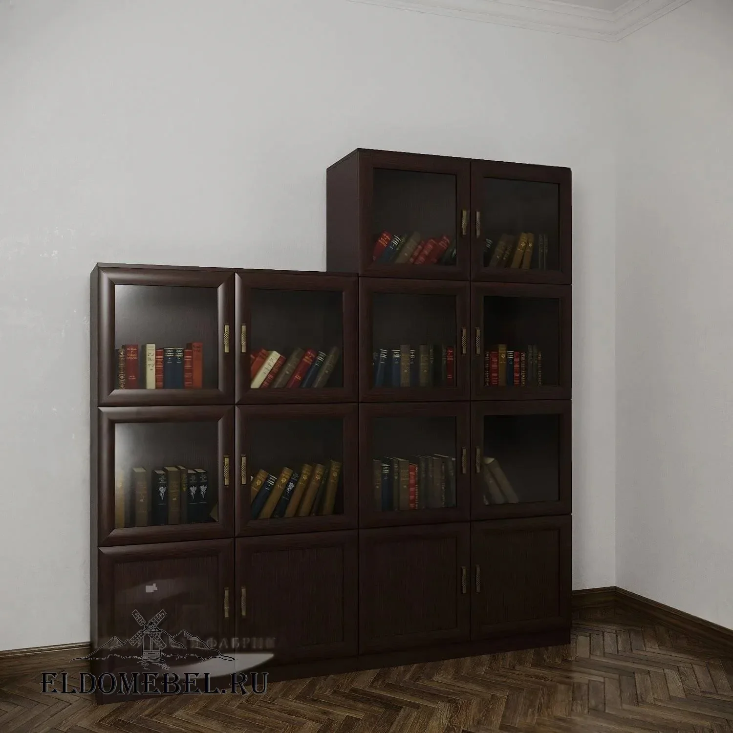 Библиотека №21210      цвет Стандарт венге