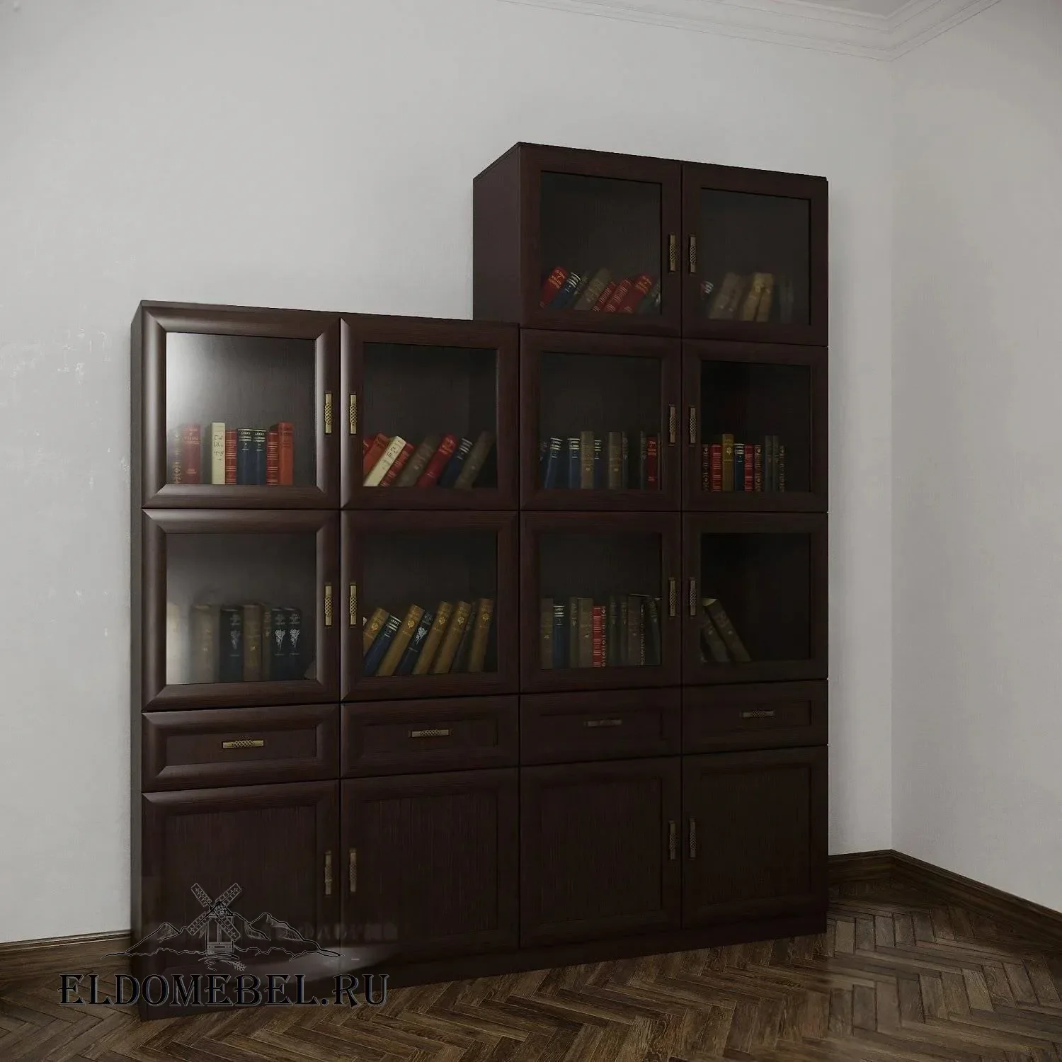Библиотека №21211      цвет Стандарт венге