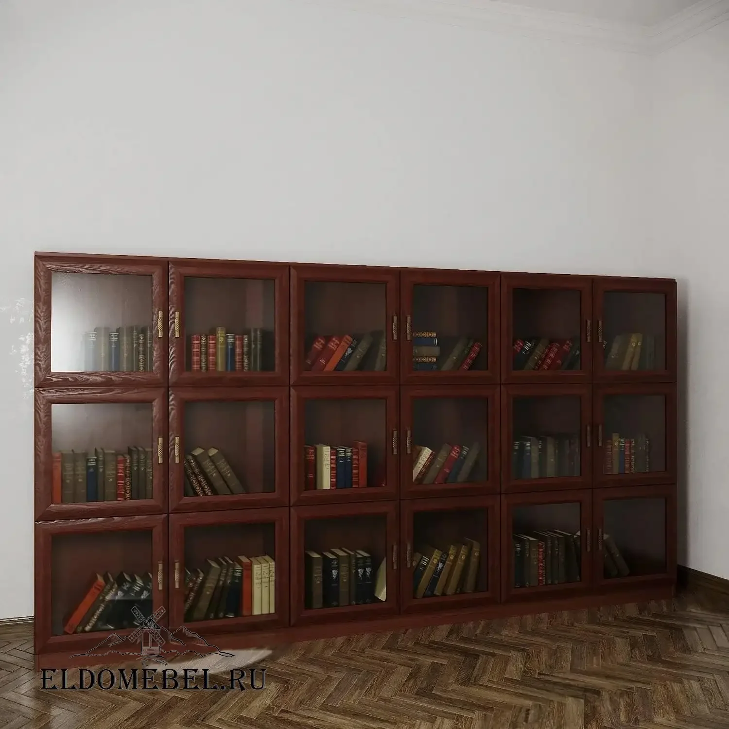 Библиотека №21213      цвет Стандарт итальянский орех