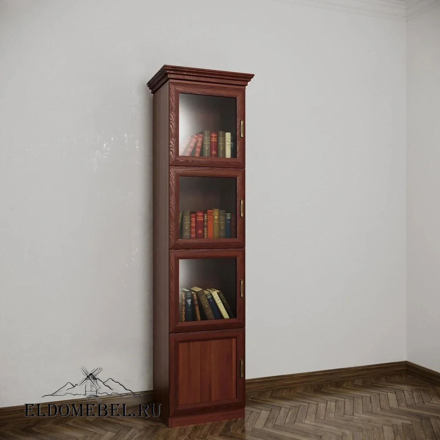 Библиотека №21215      цвет Стандарт итальянский орех