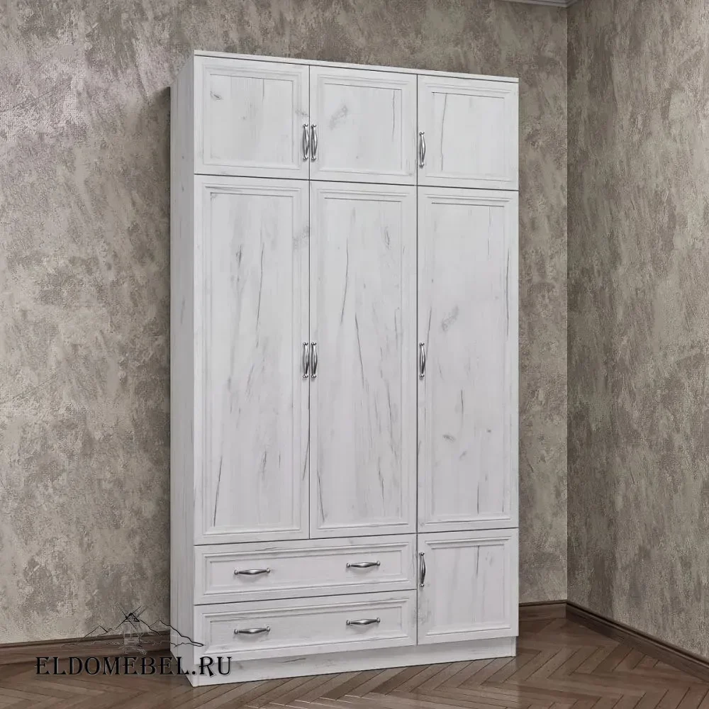 Шкаф с антресолью 3/ 5      цвет Дуб крафт белый
