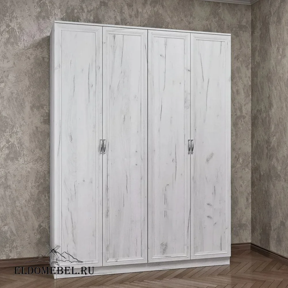 Шкаф 4/ 1      цвет Дуб крафт белый