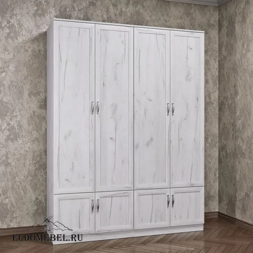 Шкаф с антресолью 4/ 9      цвет Дуб крафт белый
