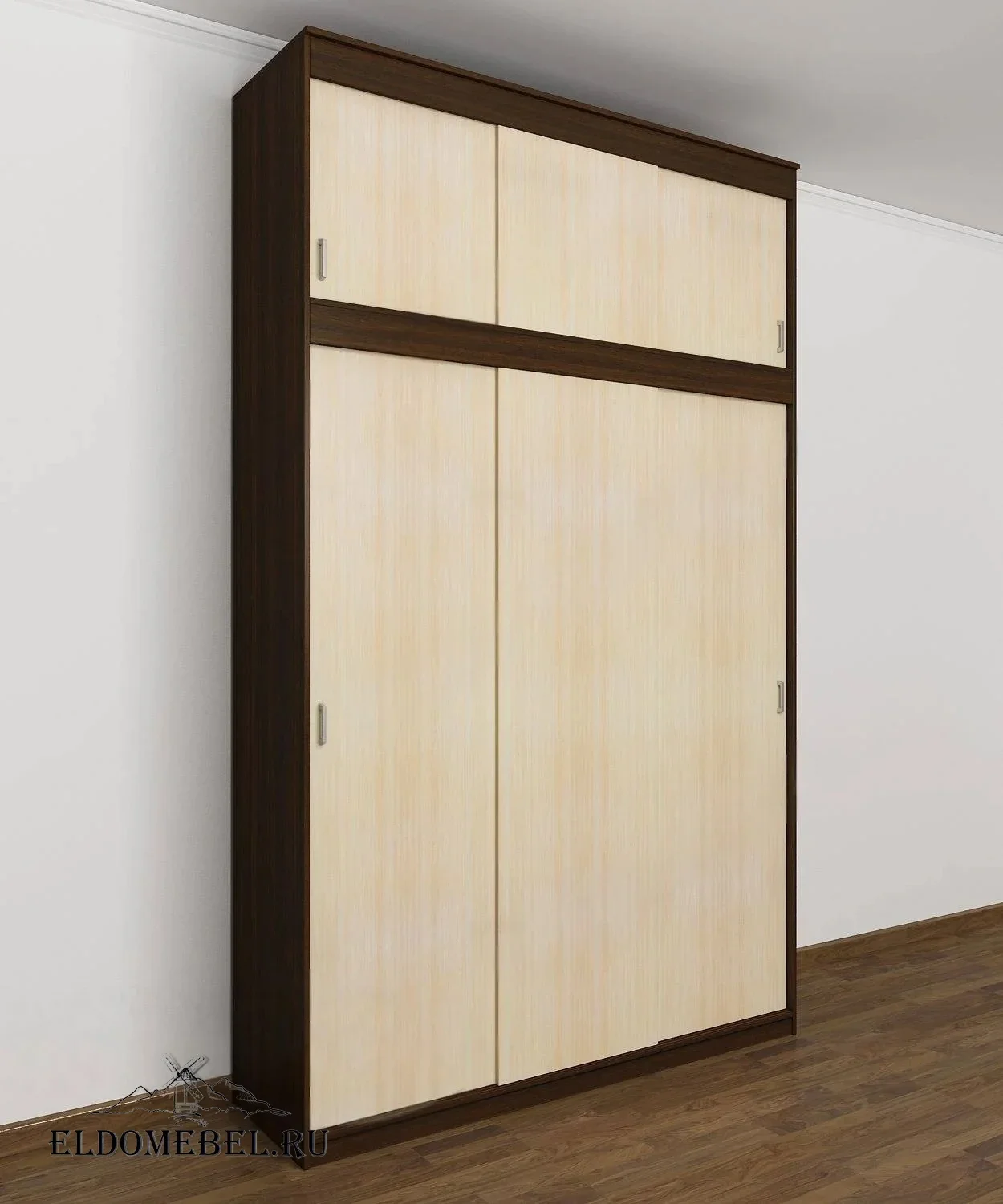 Шкаф купе Эндр 13      цвет Стандарт венге - молочный дуб